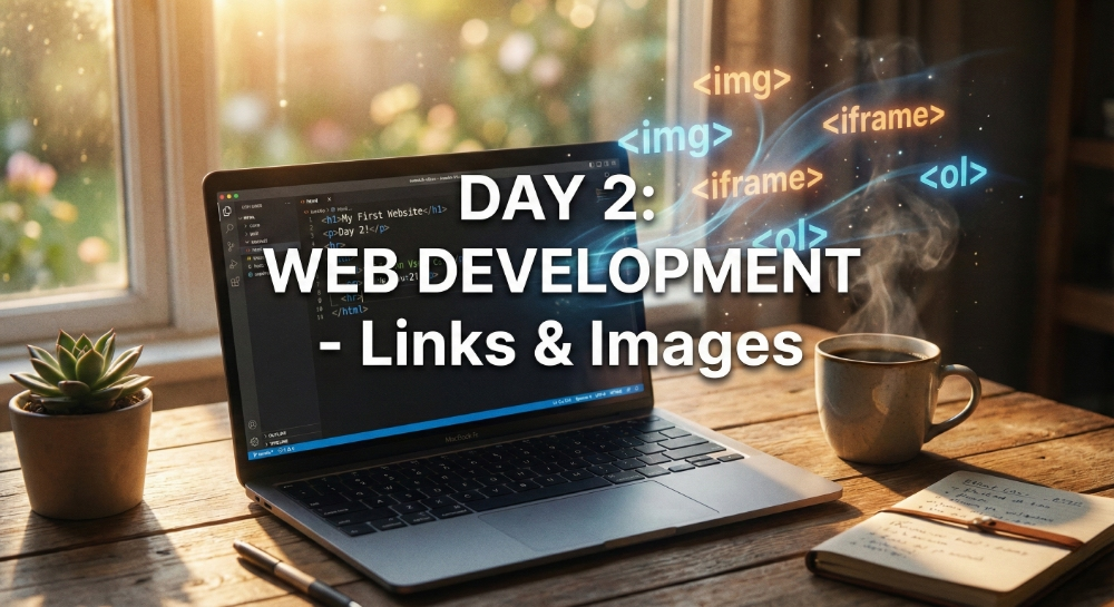 Day 2: HTML Power-Up – Mastering Images, Videos, Lists, and Quick Styling