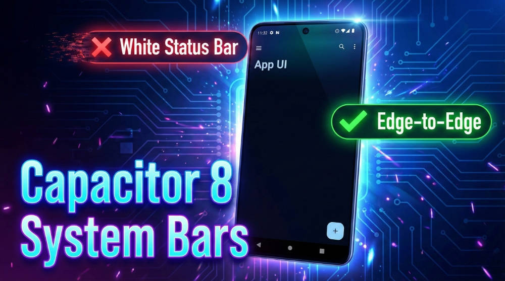 Capacitor 8 System Bars Guide: Transparent Status Bar, Colors & Edge-to-Edge on Android